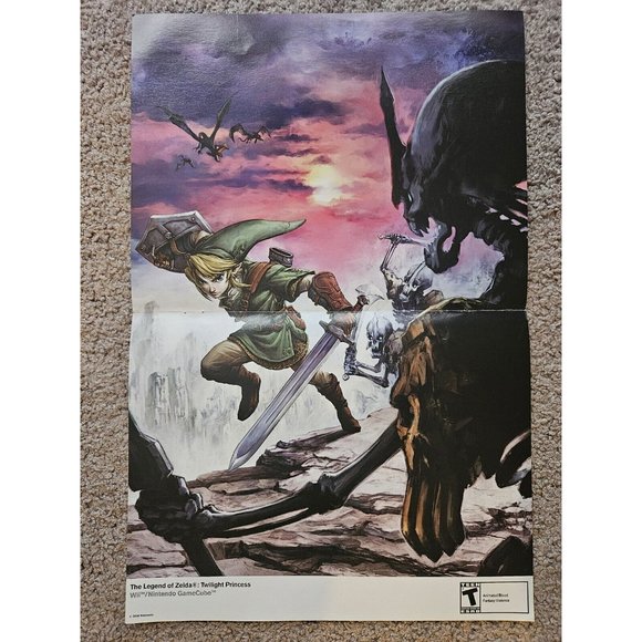 The Legend of Zelda: Twilight Princess 15.5''x11.5'' Double Sided Poster - Picture 1 of 4